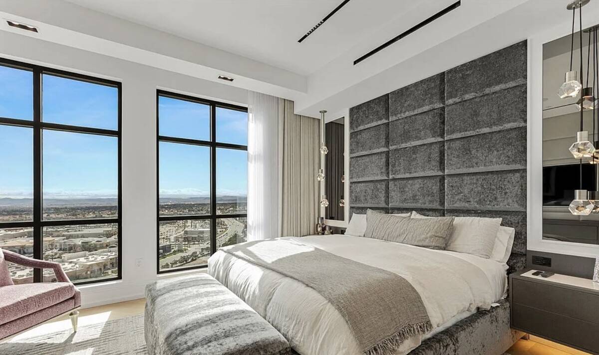 The 16th floor penthouse in One Queensridge Place closed on Thursday for $9.7 million. It is 6, ...