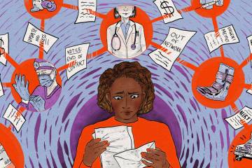 If you decide to stick with your familiar doctors even though they’re out-of-network, co ...