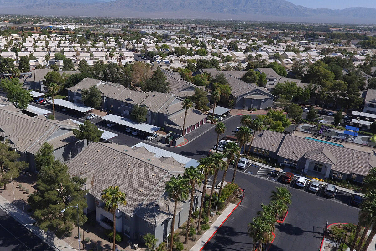 Las Vegas rents are dropping dramatically right now. (Bizuayehu Tesfaye/Las Vegas Review-Journa ...