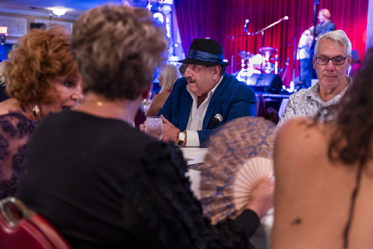 Frank Citro with his wife Cookie, left, and friends on a night out at the Italian American Club ...