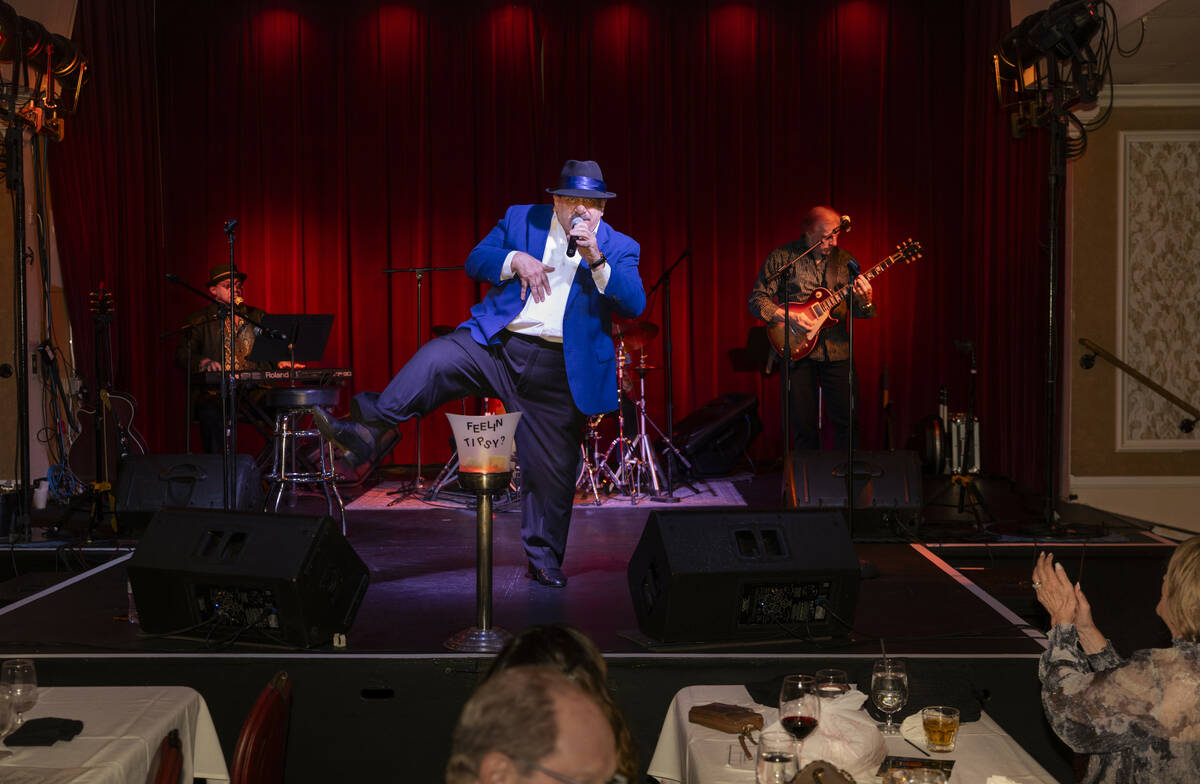 Frank Citro performs a few songs and a little comedy at the Italian American Club on Sunday, Se ...