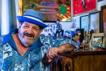 Frank Citro at home about some of his memorabilia in a second bedroom, a favorite spot of his o ...