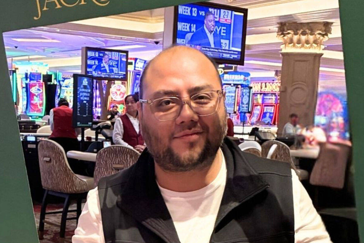 Abraham Jimenez of Illinois won $1,501,338 on Face Up Pai Gow on Friday, Nov. 7, 2025, at The V ...