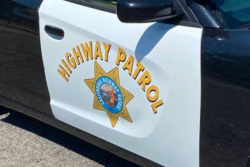 A California Highway Patrol cruiser in 2023. (Thaddeus Miller/The Fresno Bee/TNS)