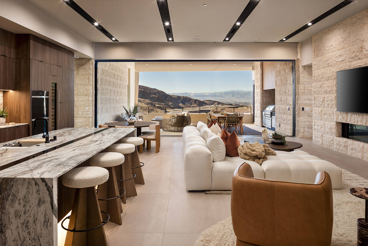 The homes at The Canyon Residences in Ascaya reflect a cohesive desert modern aesthetic defined ...