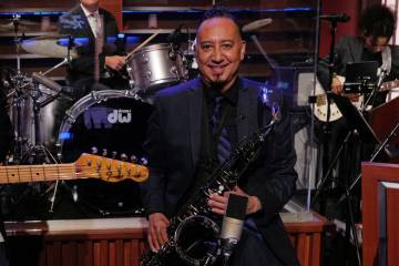 This image released by Disney shows Cleto Escobedo on the set of "Jimmy Kimmel Live!" in March ...