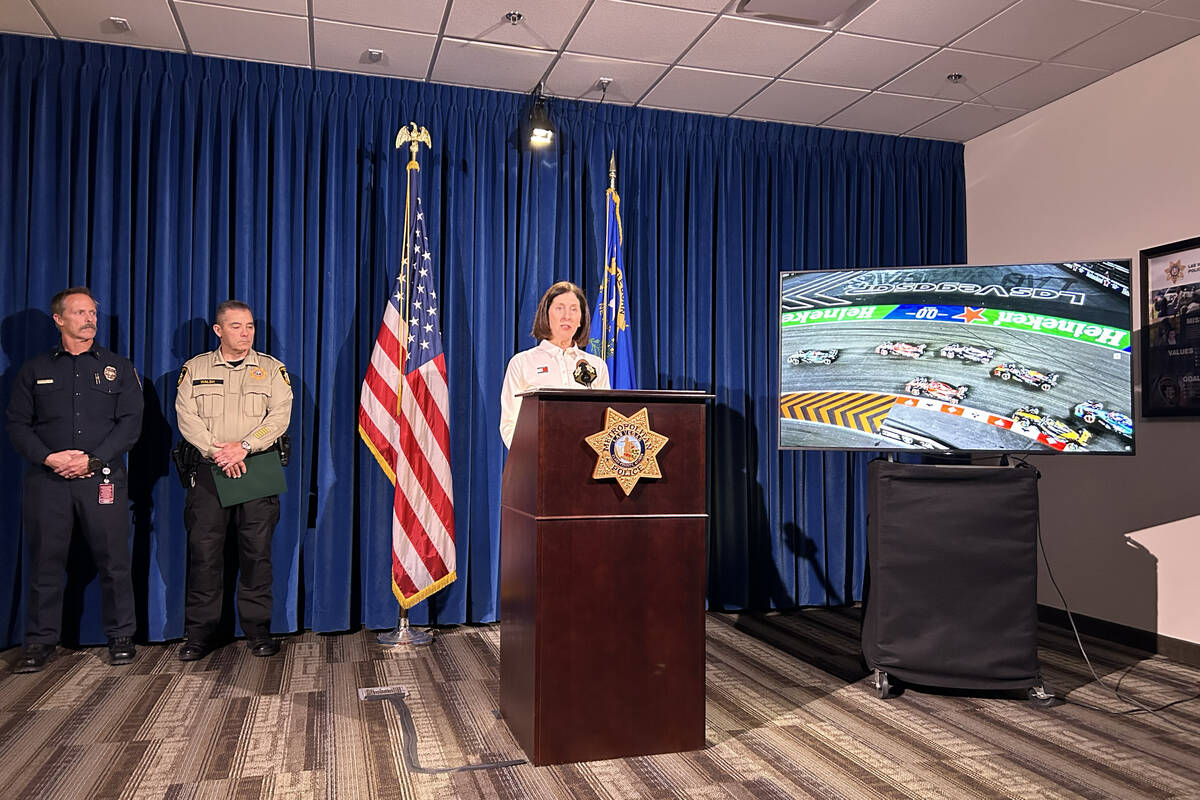 Las Vegas Grand Prix Senior Vice President of Corporate Affairs Lori Nelson-Kraft discusses saf ...