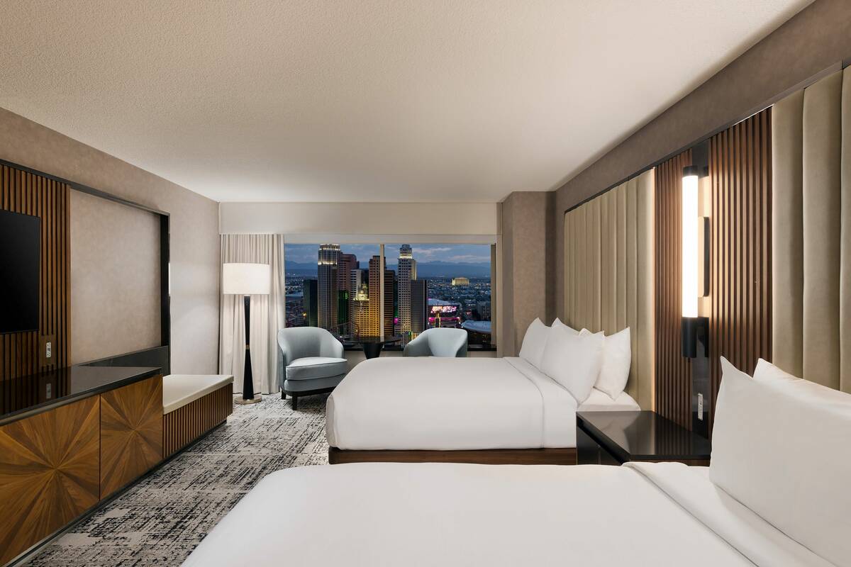 MGM Grand hotel-casino in Las Vegas has finished remodeling 3,969 rooms and suites in the main ...