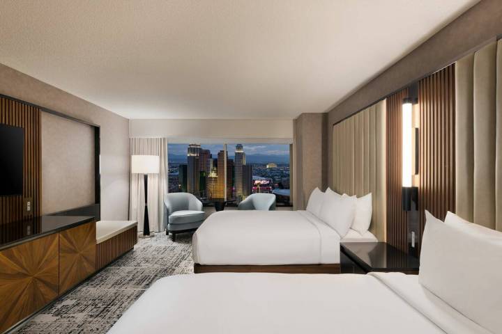 MGM Grand hotel-casino in Las Vegas has finished remodeling 3,969 rooms and suites in the main ...