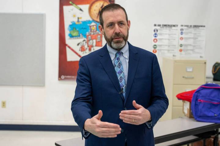 Dr. Jesse Welsh, deputy superintendent of teaching and learning for the Clark County School Dis ...