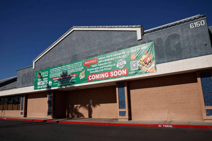 The site of the future Resco Food Service at 6150 W. Flamingo Road Thursday, Nov. 13, 2025 in L ...