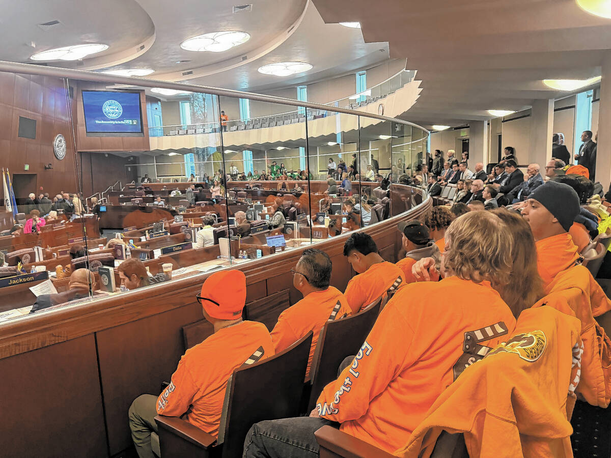 Special session Day 4: crime, film studio bills pass Nevada Assembly