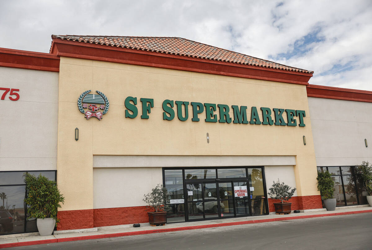 The future location of SF Supermarket at 2575 S. Maryland Parkway is seen on Friday, Nov. 14, 2 ...