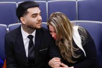 A girlfriend, who declined to give her name, of Gabriel Ayala, a teen who killed another teen a ...