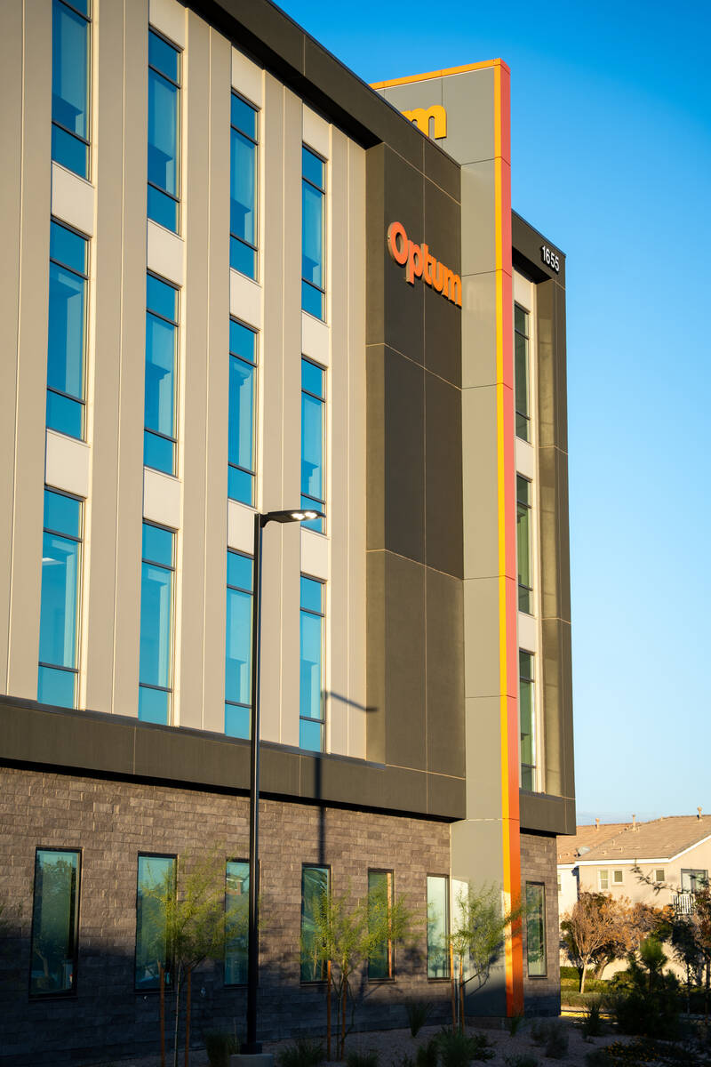 An Optum medical building that recently sold is shown in Henderson on Nov. 13, 2025. (Kara Gild ...