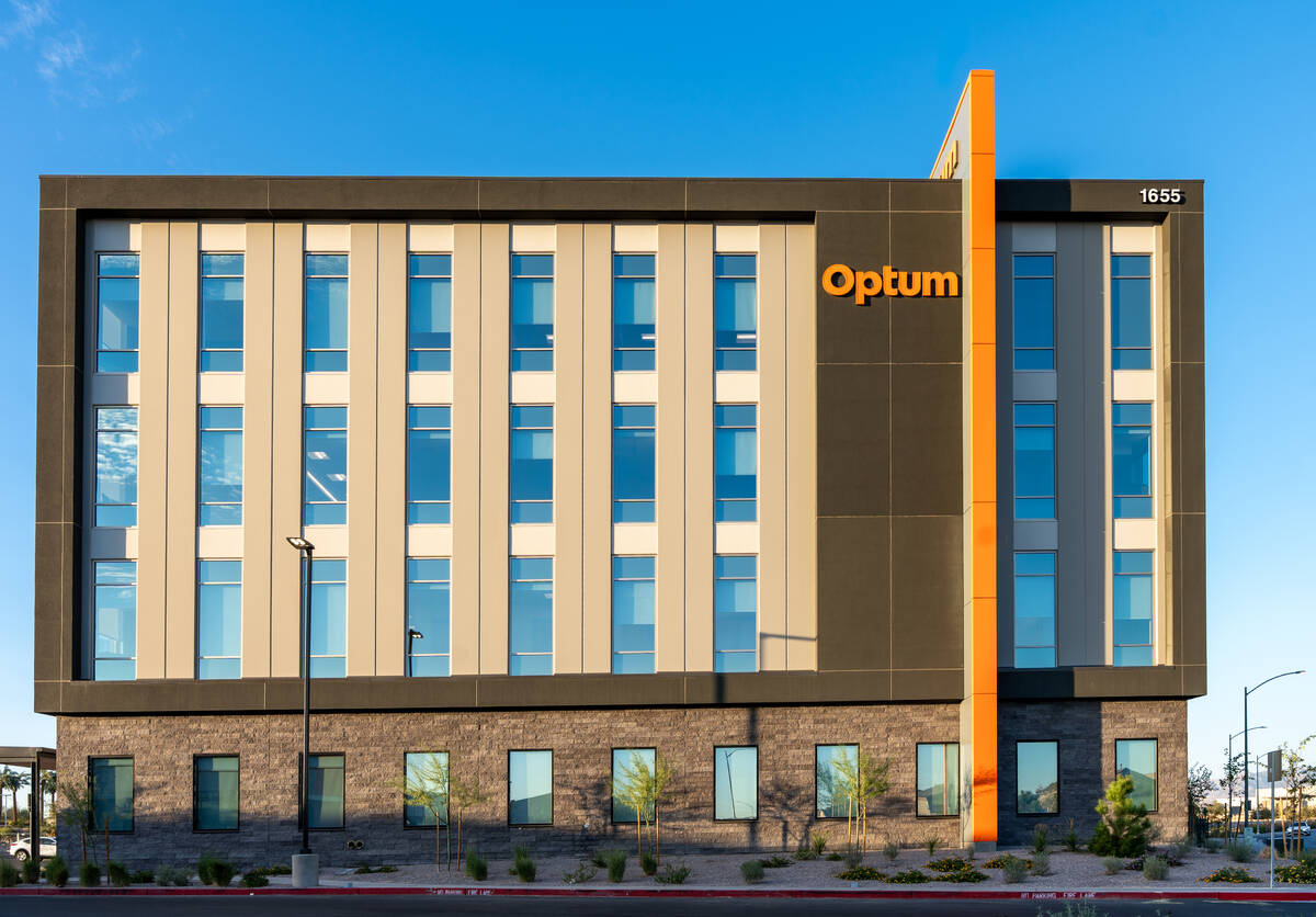 An Optum medical building that recently sold is shown in Henderson on Nov. 13, 2025. (Kara Gild ...