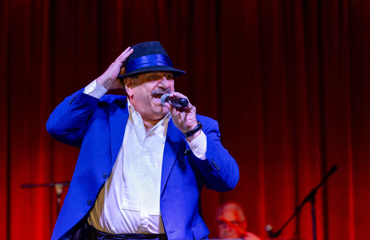 Frank Citro performs a few songs and a little comedy at the Italian American Club on Sunday, Se ...