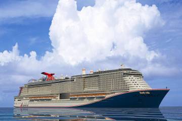 Carnival Cruise Line's Mardi Gras ship. (Carnival Cruise Line/TNS)