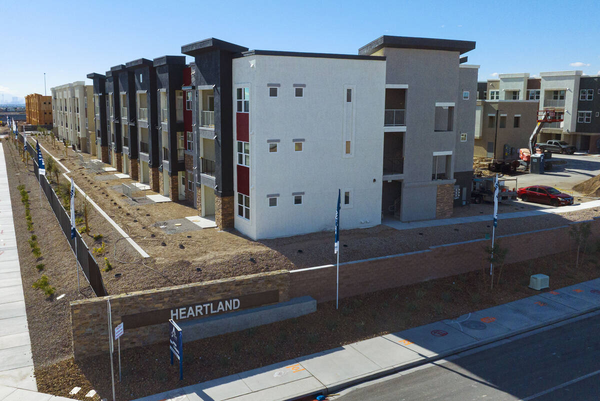 Construction is underway for Ascend Heartland, a new apartment complex, at 7400 Evelyn Brook St ...