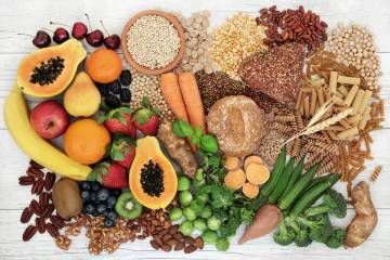 Fiber, a carbohydrate found in plants that our bodies can’t break down, helps feed gut b ...