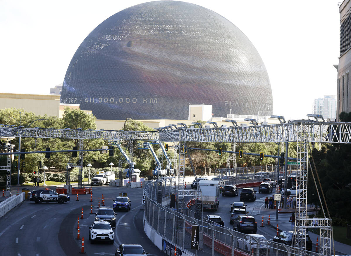 Commuters are directed into a single lane as workers are in the process of dismantling the Form ...