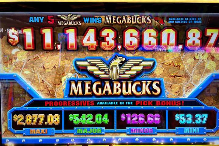 An IGT Megabucks Mega Vault slot machine hit for over $11 million on Wednesday at Resorts World ...