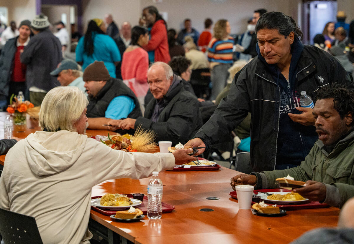 Catholic Charities of Southern Nevada’s 60th consecutive free Thanksgiving meal for abou ...