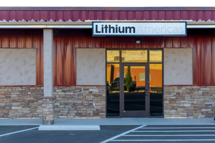The Lithium Americas office on Tuesday, July 8, 2025, in Winnemucca. (L.E. Baskow/Las Vegas Rev ...