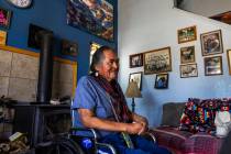 Tribal elder Dean Barlese, pictured here at his home, is a longtime environmental activist who ...