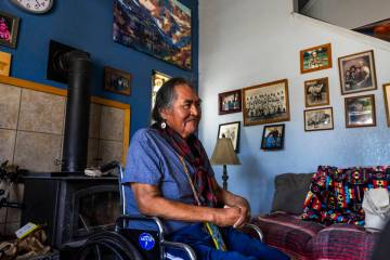Tribal elder Dean Barlese, pictured here at his home, is a longtime environmental activist who ...
