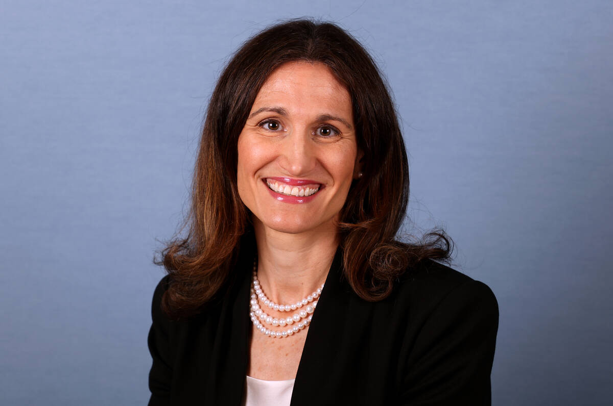 Nevada Court of Appeals Judge Deborah Westbrook at the Review-Journal studio in Las Vegas on Ju ...