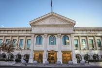 The exterior of the Nevada Supreme Court is seen Wednesday, Dec. 3, 2025 in Las Vegas. (Benjami ...