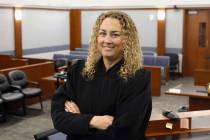 District Judge Carli Kierny, who received the highest retention score for her court on the Judg ...