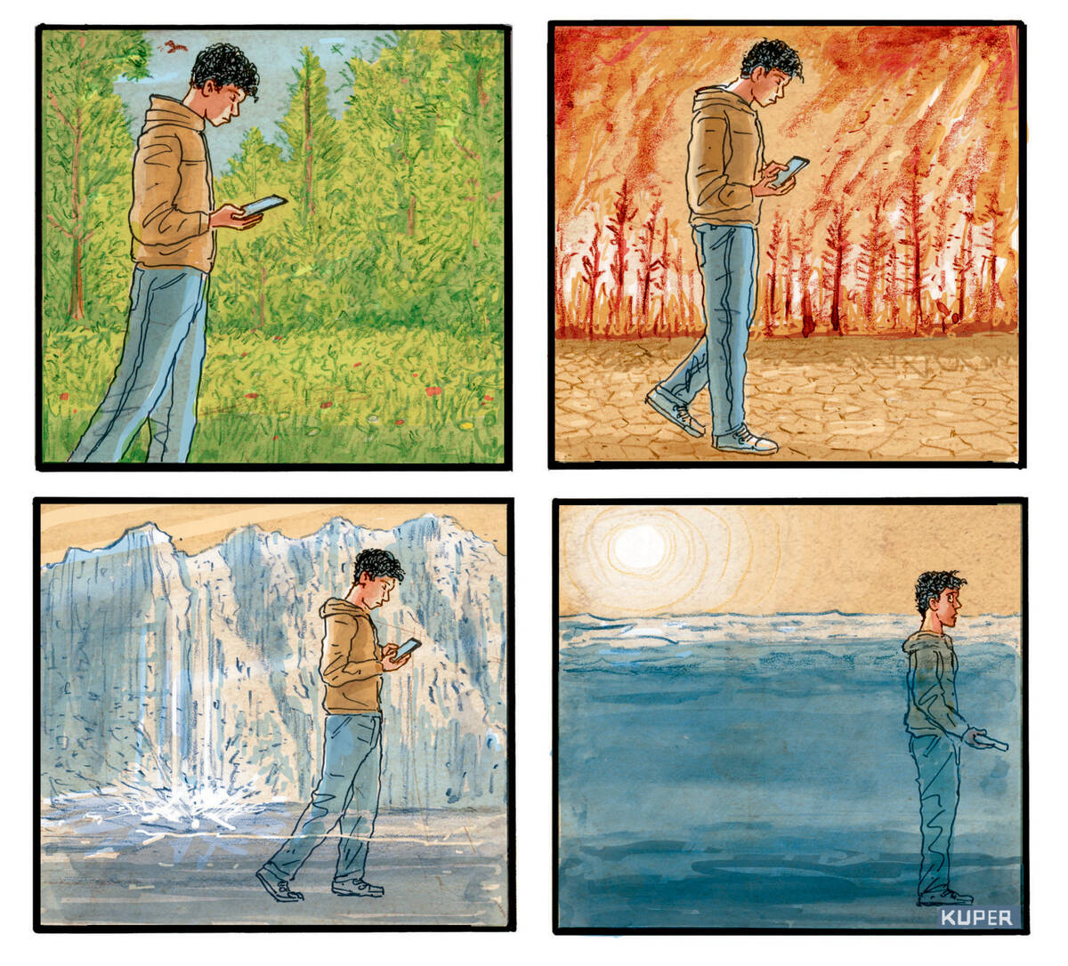 Peter Kuper PoliticalCartoons.com