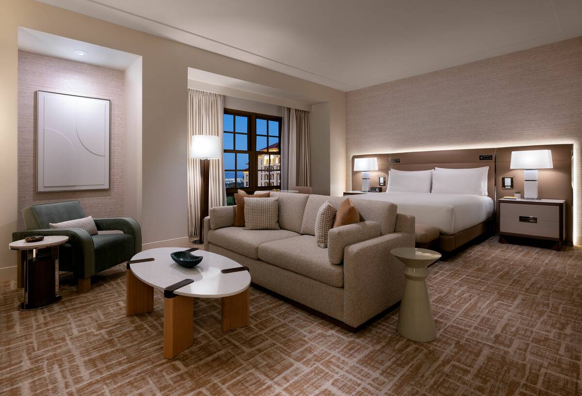 A newly remodeled executive king room at Green Valley Ranch, which recently finished renovating ...