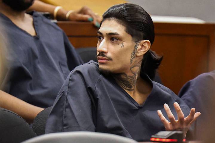 Julio Bautista-Martinez appears during his sentencing hearing at the Regional Justice Center Tu ...