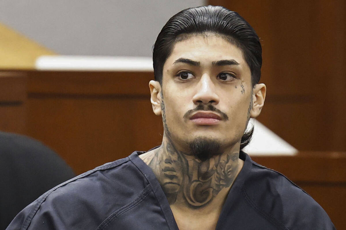 Julio Bautista-Martinez appears during his sentencing hearing at the Regional Justice Center Tu ...