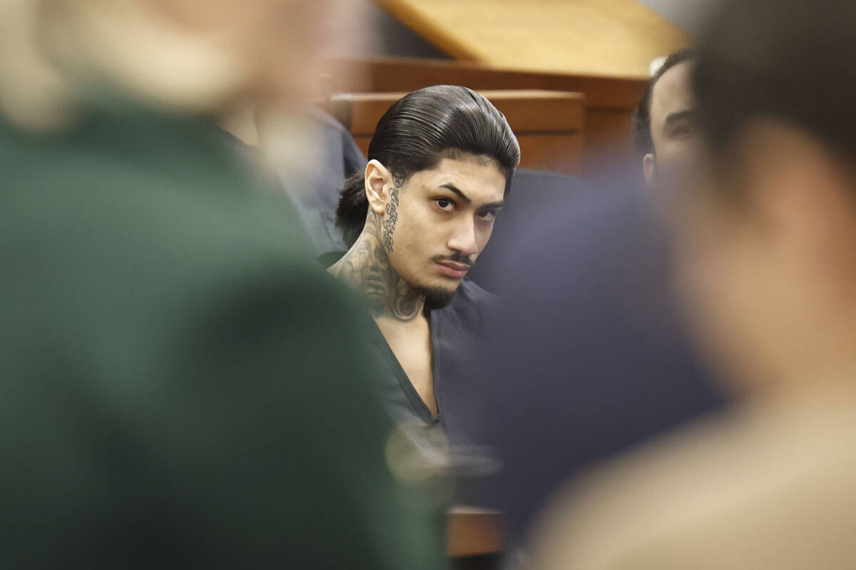 Julio Bautista-Martinez appears during his sentencing hearing at the Regional Justice Center Tu ...