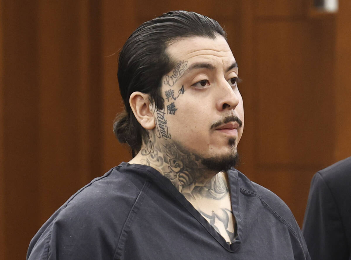 Henry Ramirez appears during his sentencing hearing at the Regional Justice Center Tuesday, Dec ...