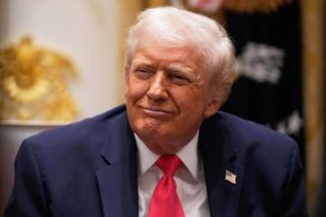 President Donald Trump listens during a Cabinet meeting at the White House, Tuesday, Dec. 2, 20 ...