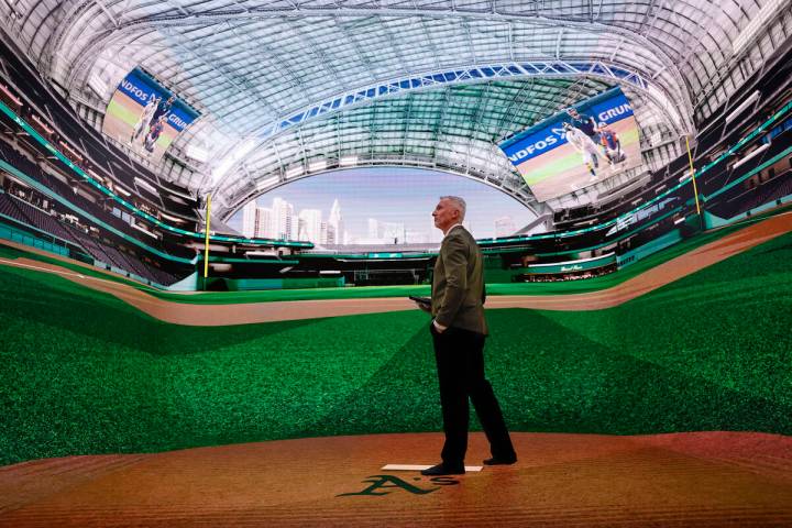 John Downie, Senior Vice President of Digital Experience with Advent, illustrates different van ...