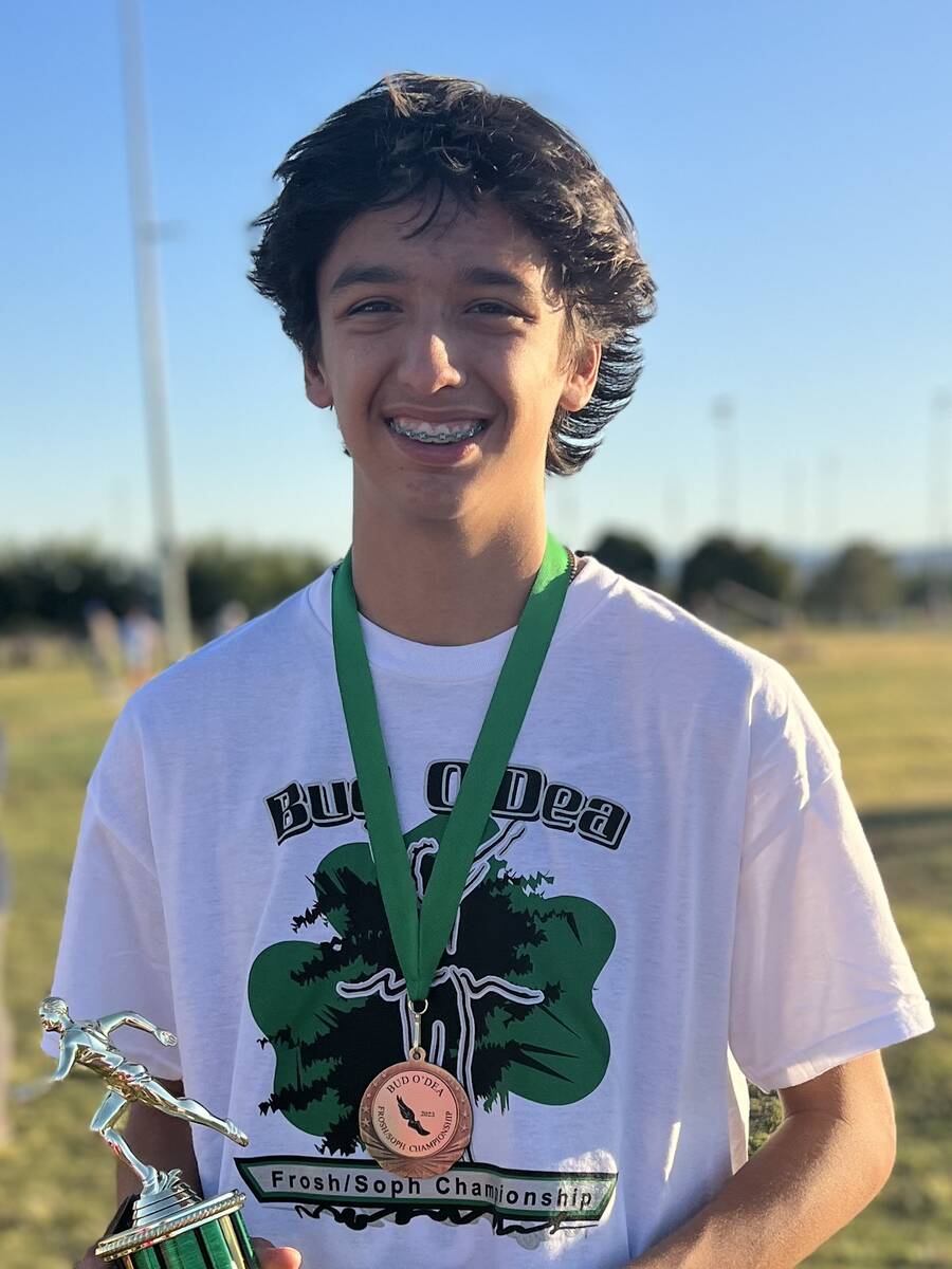 Centennial's Calvin Rivera is a member of the Nevada Preps All-Southern Nevada boys cross count ...
