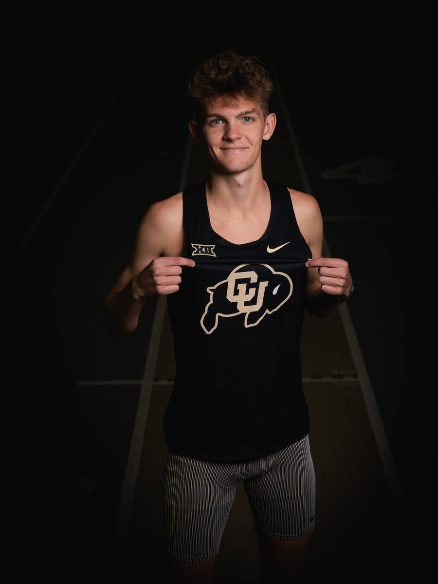 Sky Pointe's Carter Prater is a member of the Nevada Preps All-Southern Nevada boys cross count ...