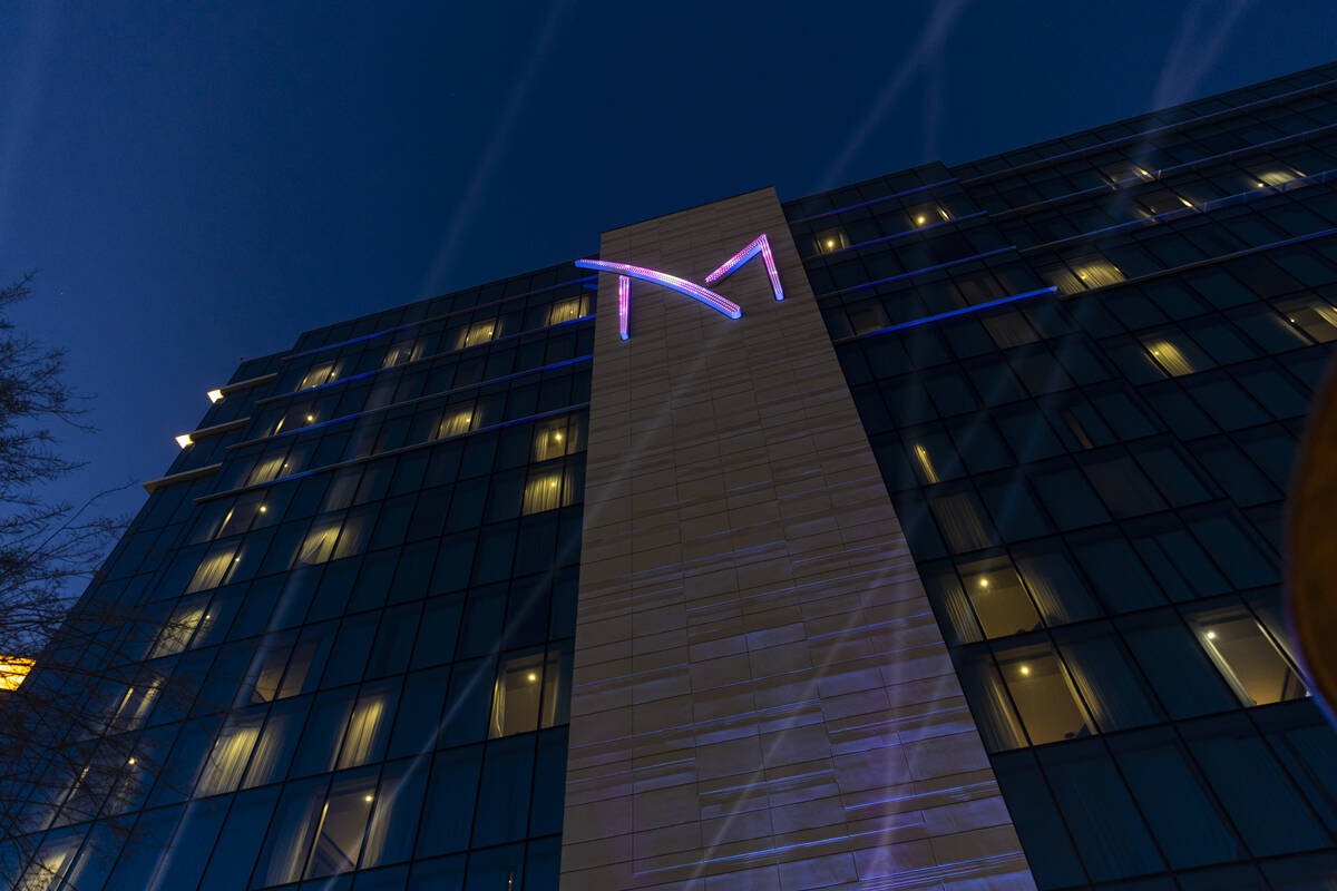 An exterior view of the M Resort's newly opened tower on Wednesday, Dec. 3, 2025, in Hende ...