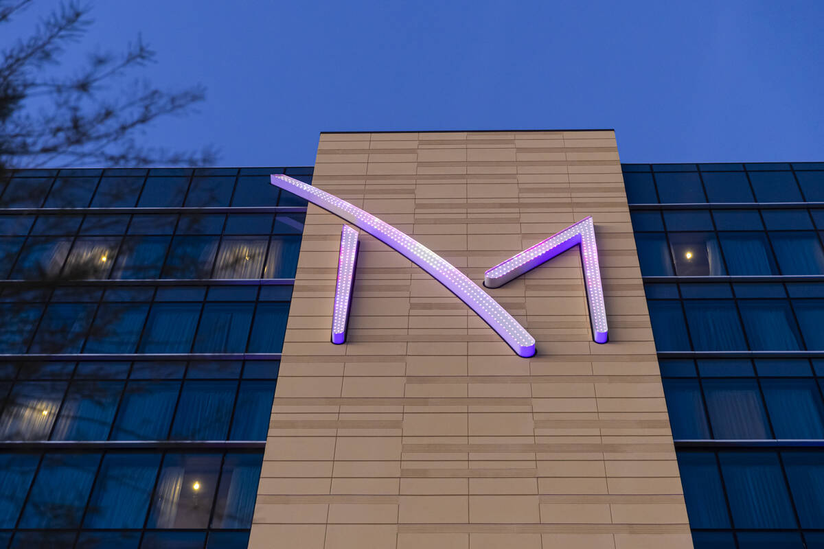 An exterior view of the M Resort's newly opened tower on Wednesday, Dec. 3, 2025, in Hende ...