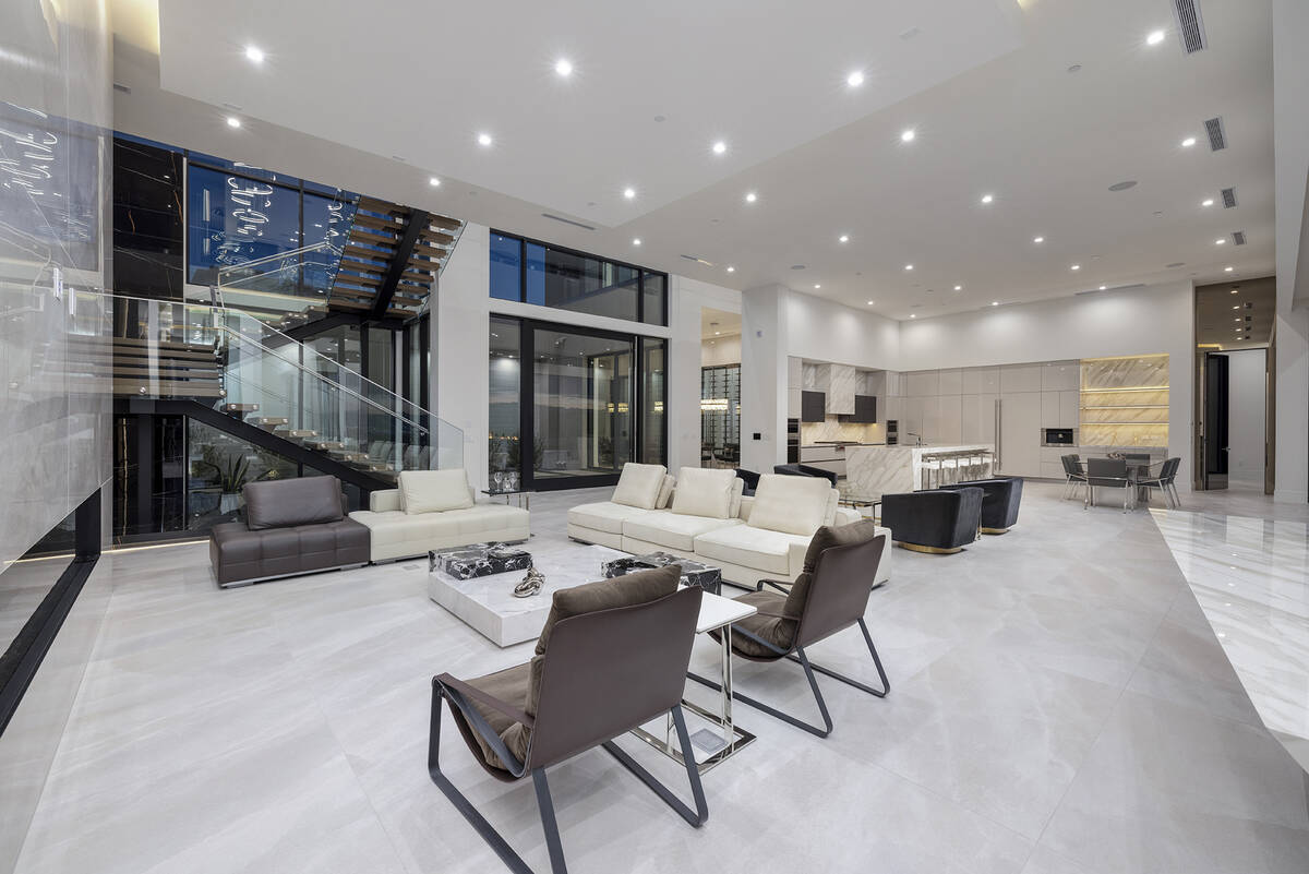 Located in Ascaya at 19 Boulderback Dr., the home hit the market in early November at $12.9 mil ...