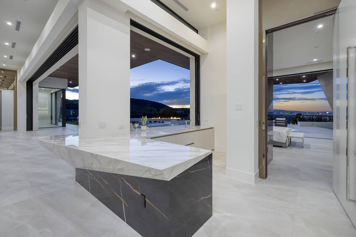 Located in Ascaya at 19 Boulderback Dr., the home hit the market in early November at $12.9 mil ...