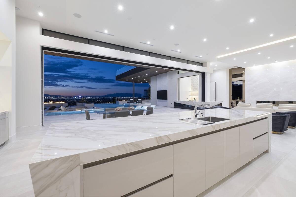 Located in Ascaya at 19 Boulderback Dr., the home hit the market in early November at $12.9 mil ...