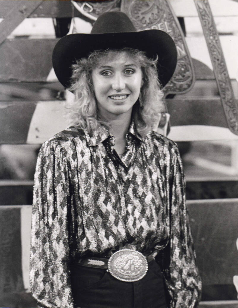 Barrel racer Charmayne James was just 15 years old when she competed in the 1985 Wrangler Natio ...