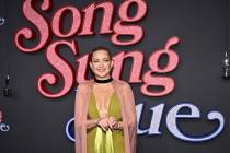 Kate Hudson attends the premiere of "Song Sung Blue" at AMC Lincoln Square on Thursda ...